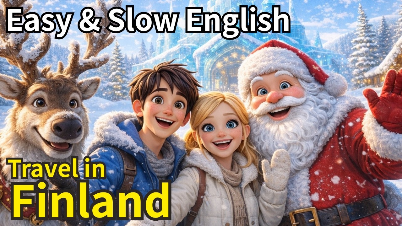 Traveling in Finland🇫🇮 | Slow & Easy English for Beginners