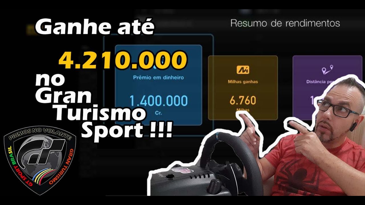 Ganhar dinheiro fácil no Gran Turismo Sport. Ate 4.210.000.