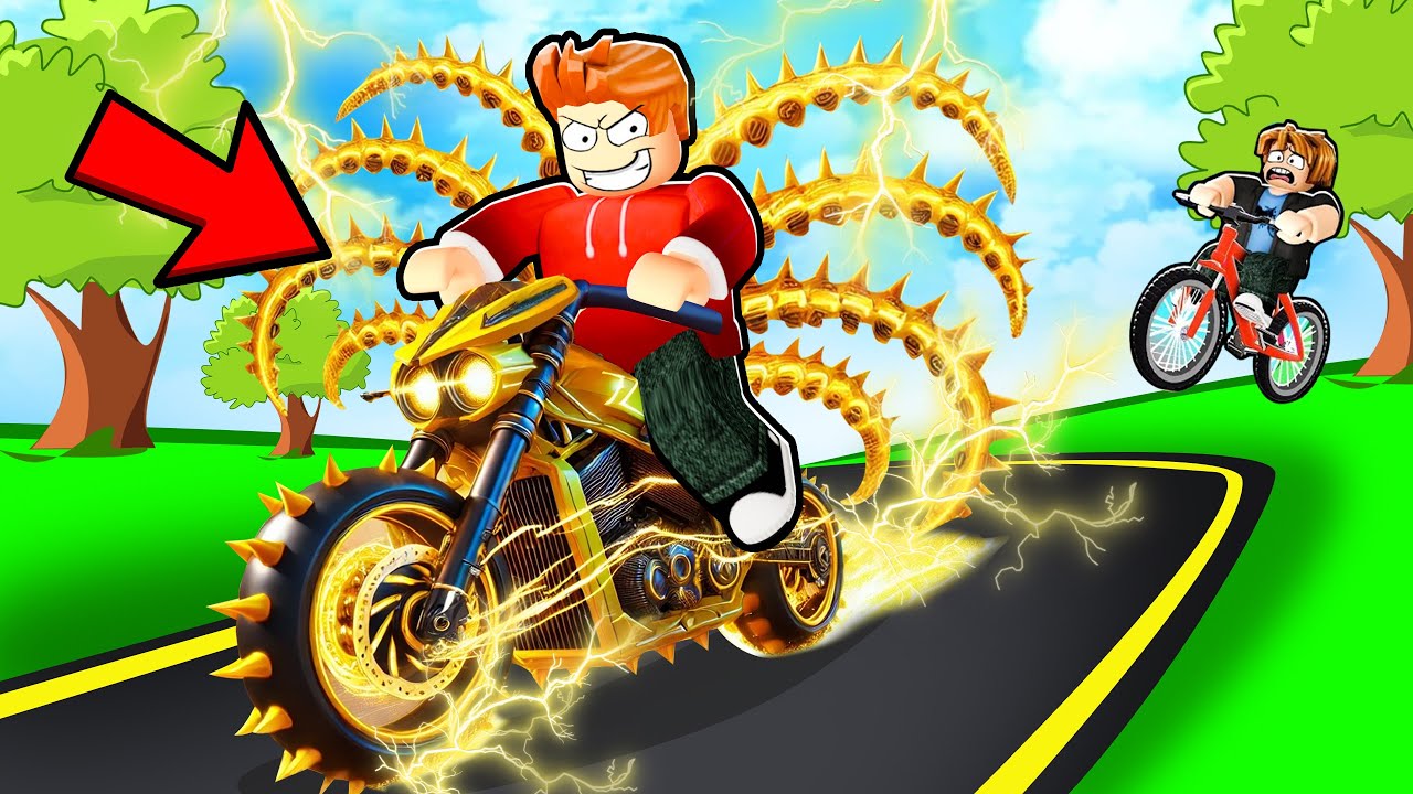 ROBLOX CHOP AND FROSTY CHOOSE THE FASTEST ROBUX BIKE