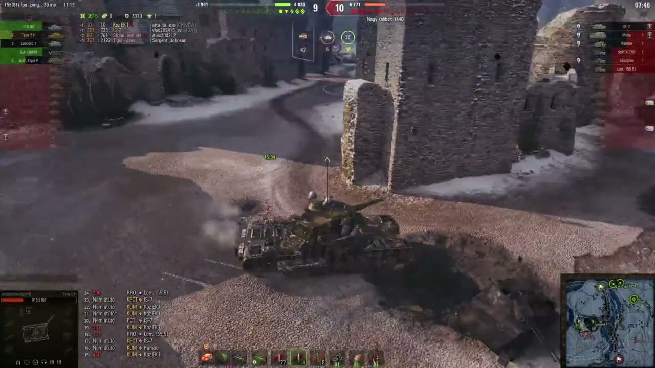Type 5 Heavy 6,803k damage 5kill