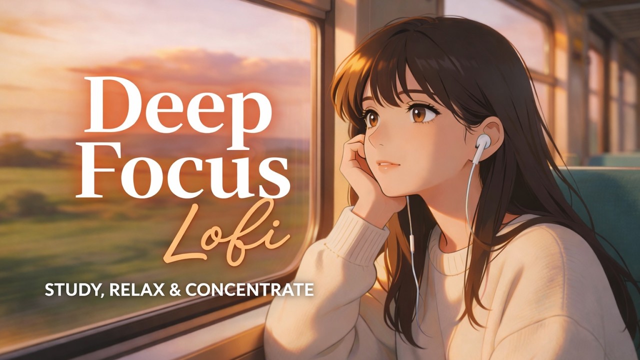 Deep Focus Lofi | Calm Study Beats for Relaxing, Concentration & Productivity