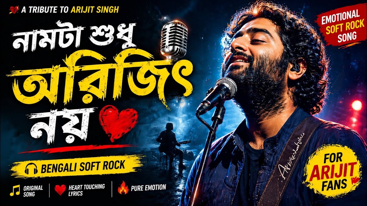 নামটা শুধু অরিজিৎ নয় | Bengali Soft Rock Song | Dedicated to Arijit Singh