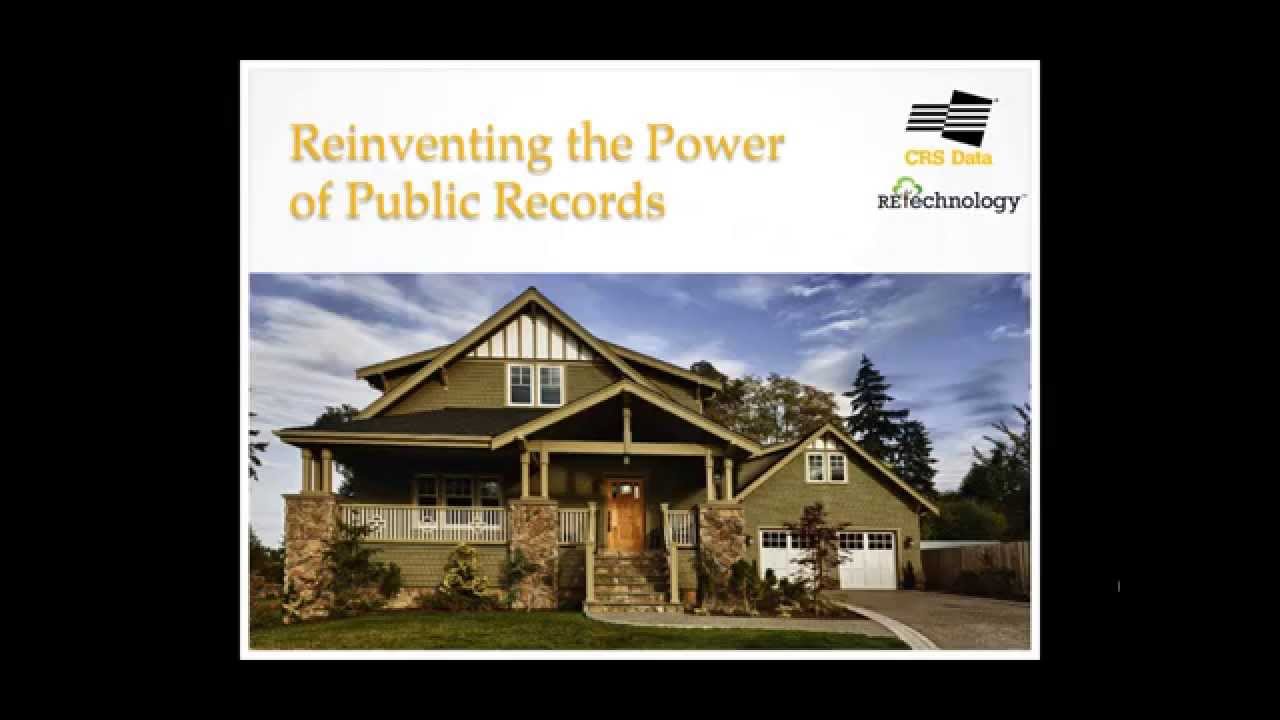 RETechnology.com: Reinventing the Power of Public Records