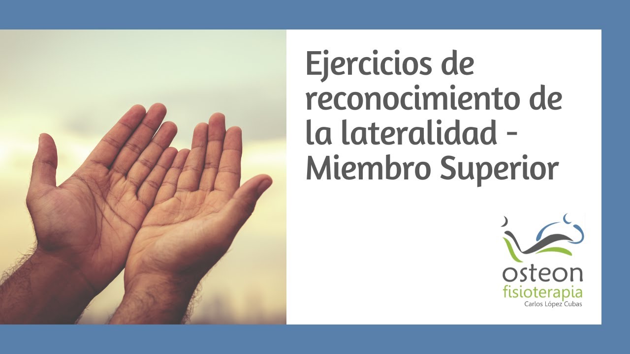 Ejercicios de reconocimiento de la lateralidad - Mano
