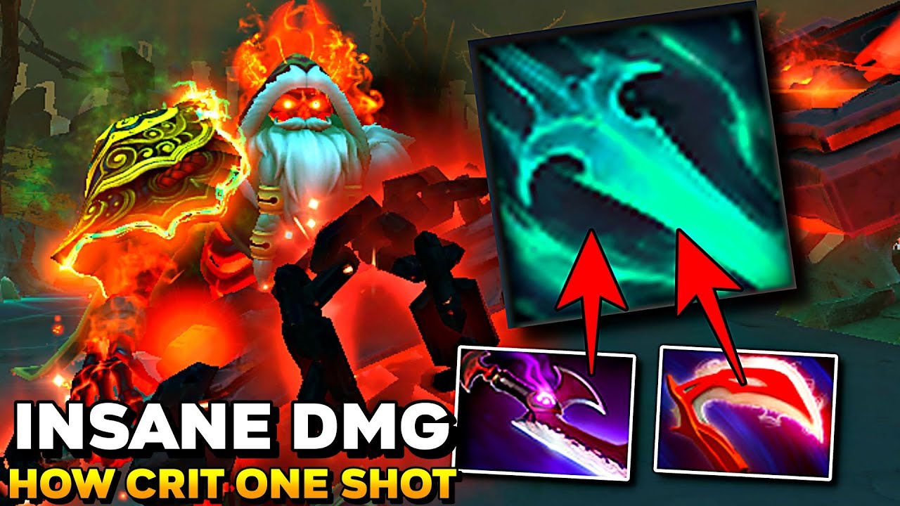 Jak CRIT ONE SHOT Wraith King usuwa wrog&oacute;w z gry Silver Edge + Desolator Insane DMG - Dota 2
