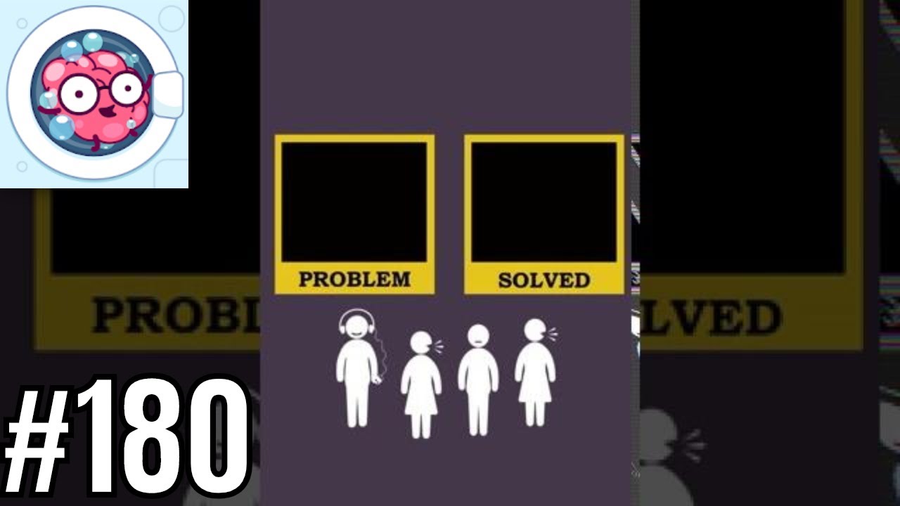 Brain Wash Level 180 Problem Solved - Gameplay Solution Walkthrough
