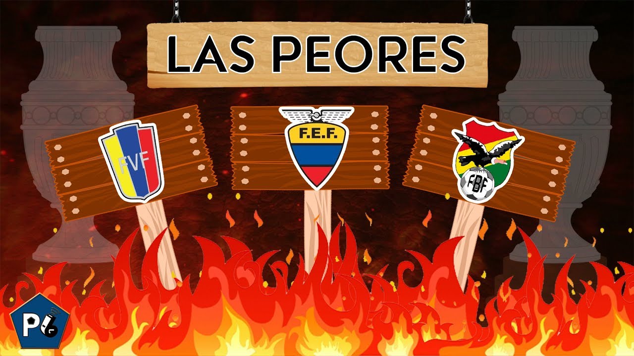 LAS PEORES SELECCIONES DE CADA COPA AMÉRICA (1916/2019)