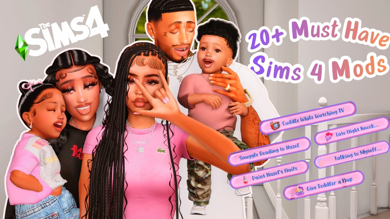 20+ Must Have Sims 4 Mods for Realistic Family and Single Sim Gameplay + Links