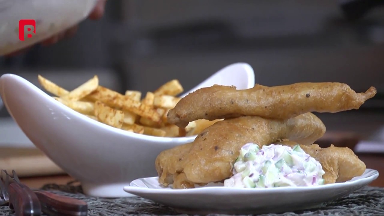 CLASSIC SEASONED BRITISH FISH AND CHIPS | TARTAR SAUCE | QUICK SNACK | LUNCH GUIDE