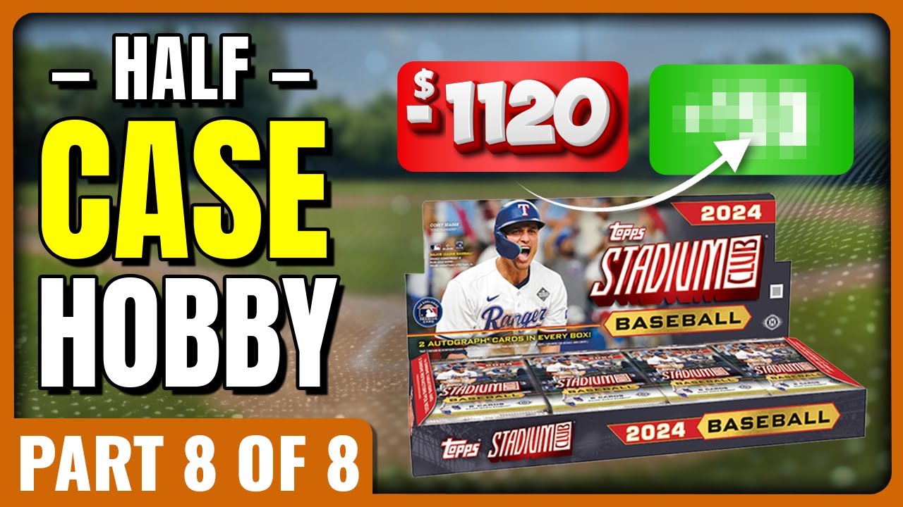 UNBELIEVABLE!! MONSTER AUTO /25 & PURPLE /75!! 🚨HALF CASE PROFIT CHALLENGE🚨 2024 STADIUM CLUB HOBBY