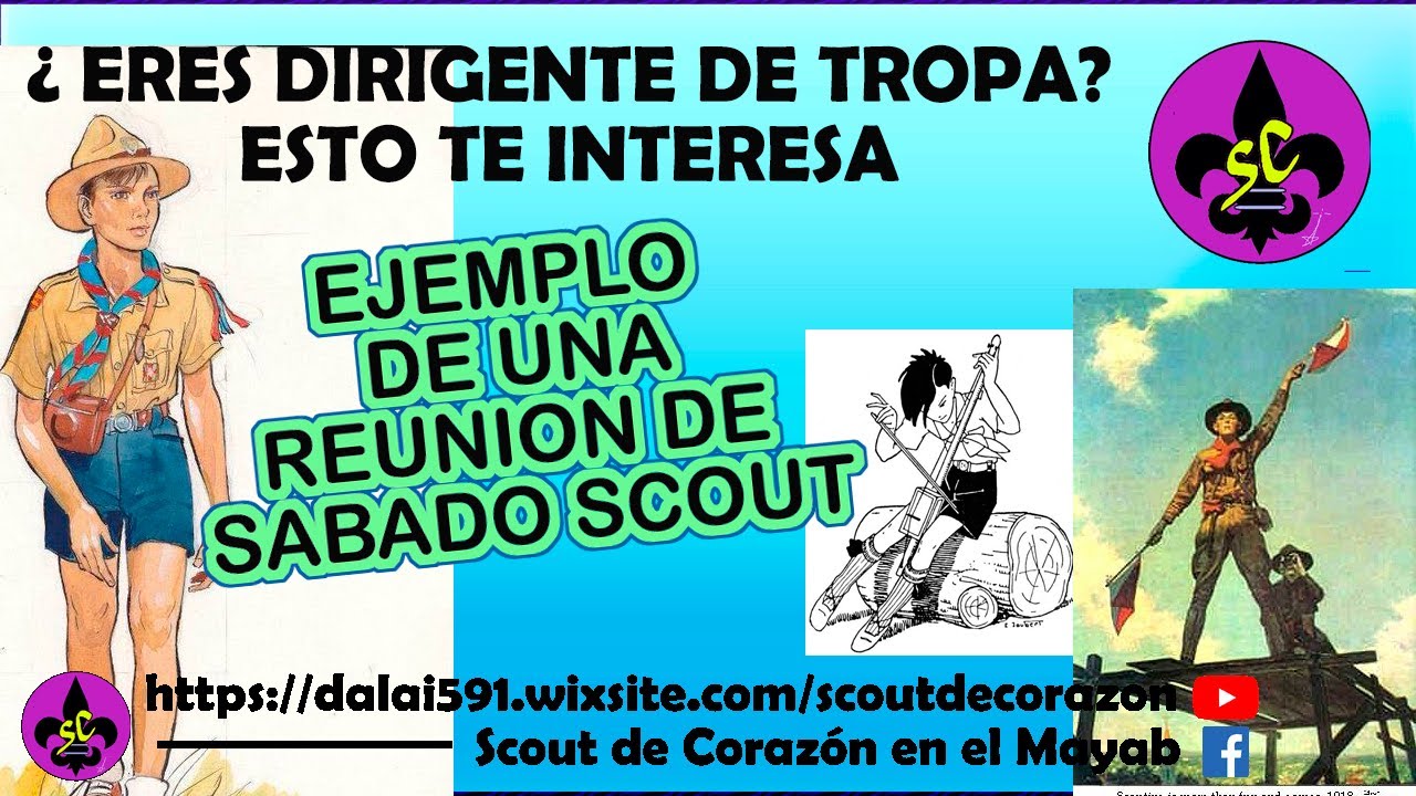 programa de un sabado scout - formato y ejemplo de actividades