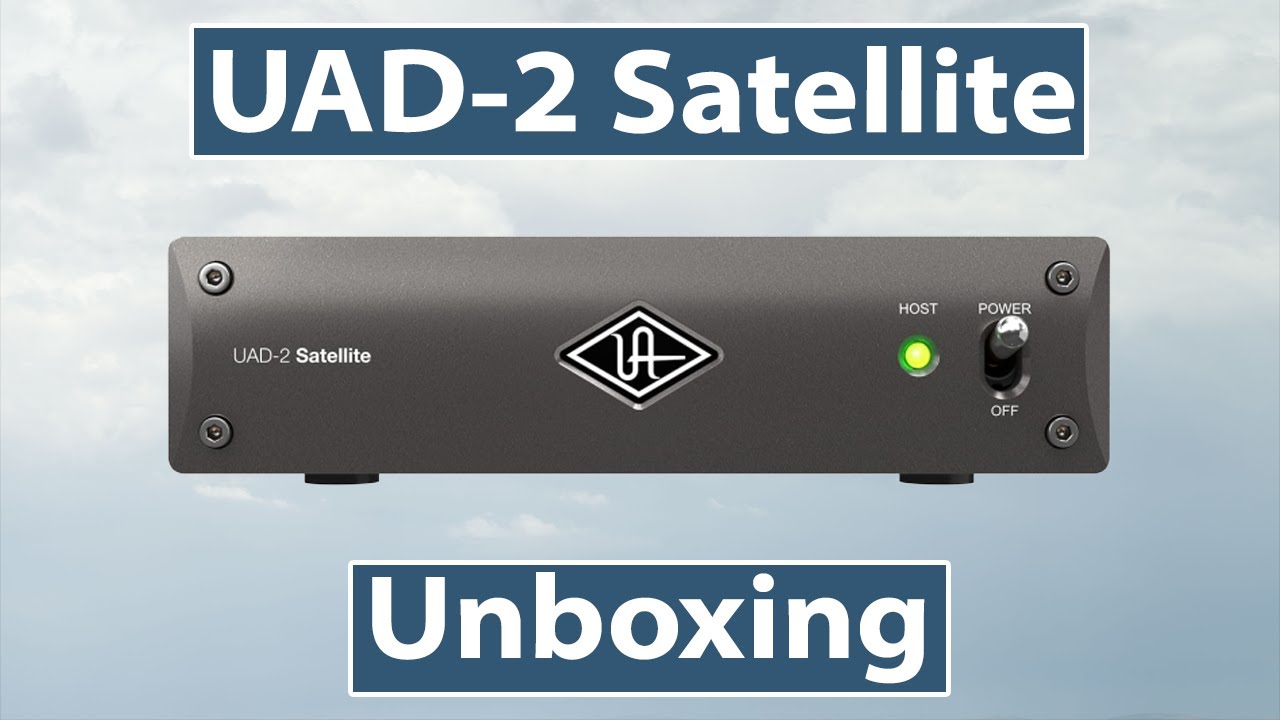 Распаковка Universal Audio UAD-2 Satellite Thunderbolt 3