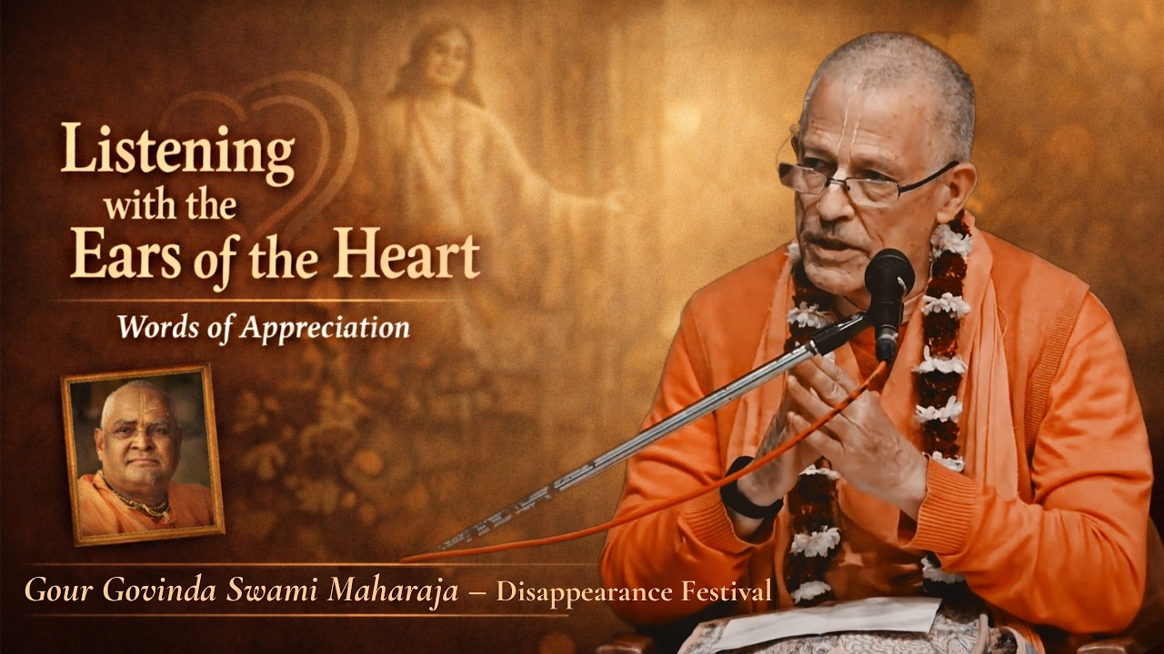 Remembering Sri Srimad Gour Govinda Swami Maharaja – HH Krishna Kshetra Swami – 06.02.2026