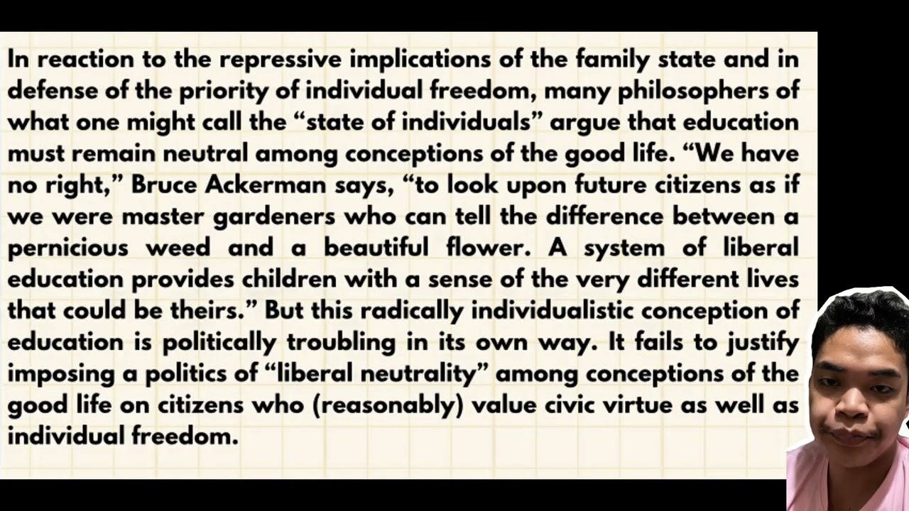 The Boundaries of Educational Authority - Democracy & Democratic Education (Amy Gutmann)