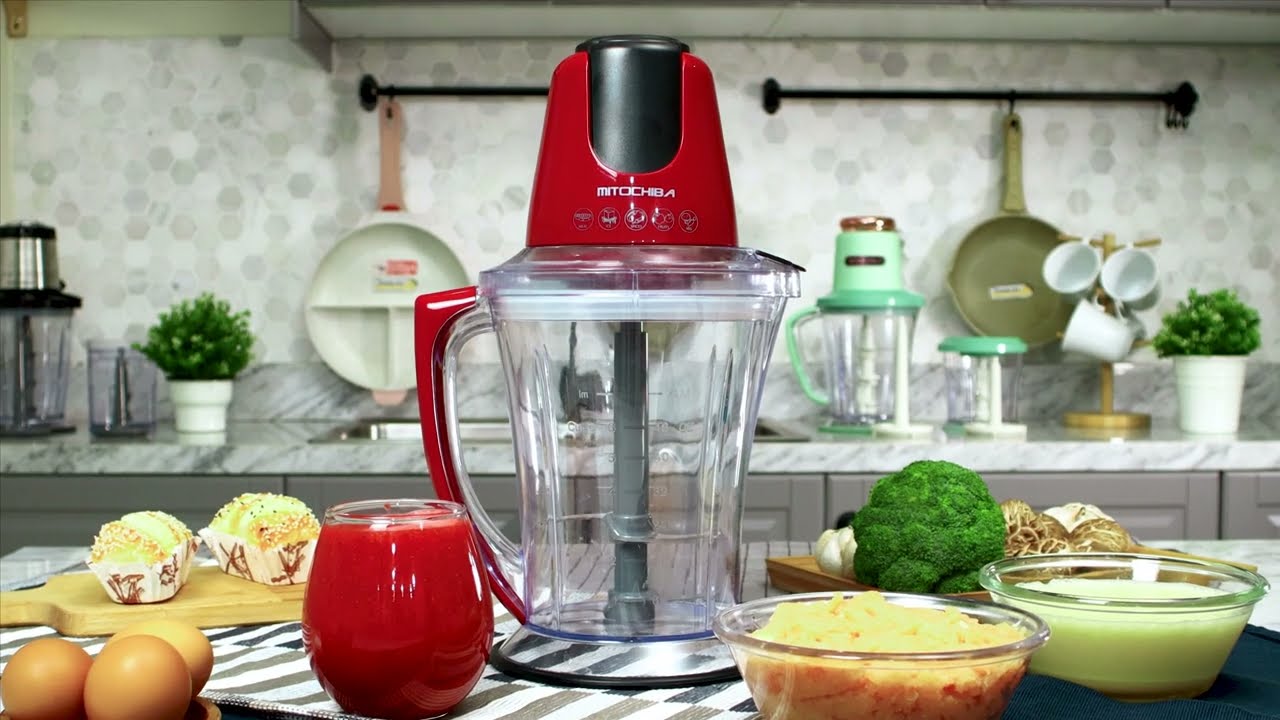 MITOCHIBA FOOD CHOPPER CH-100 RED RUBY