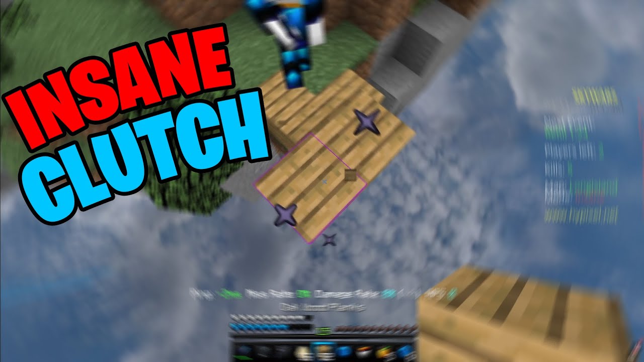 crazy 4 block extentions | Skywars Highlights