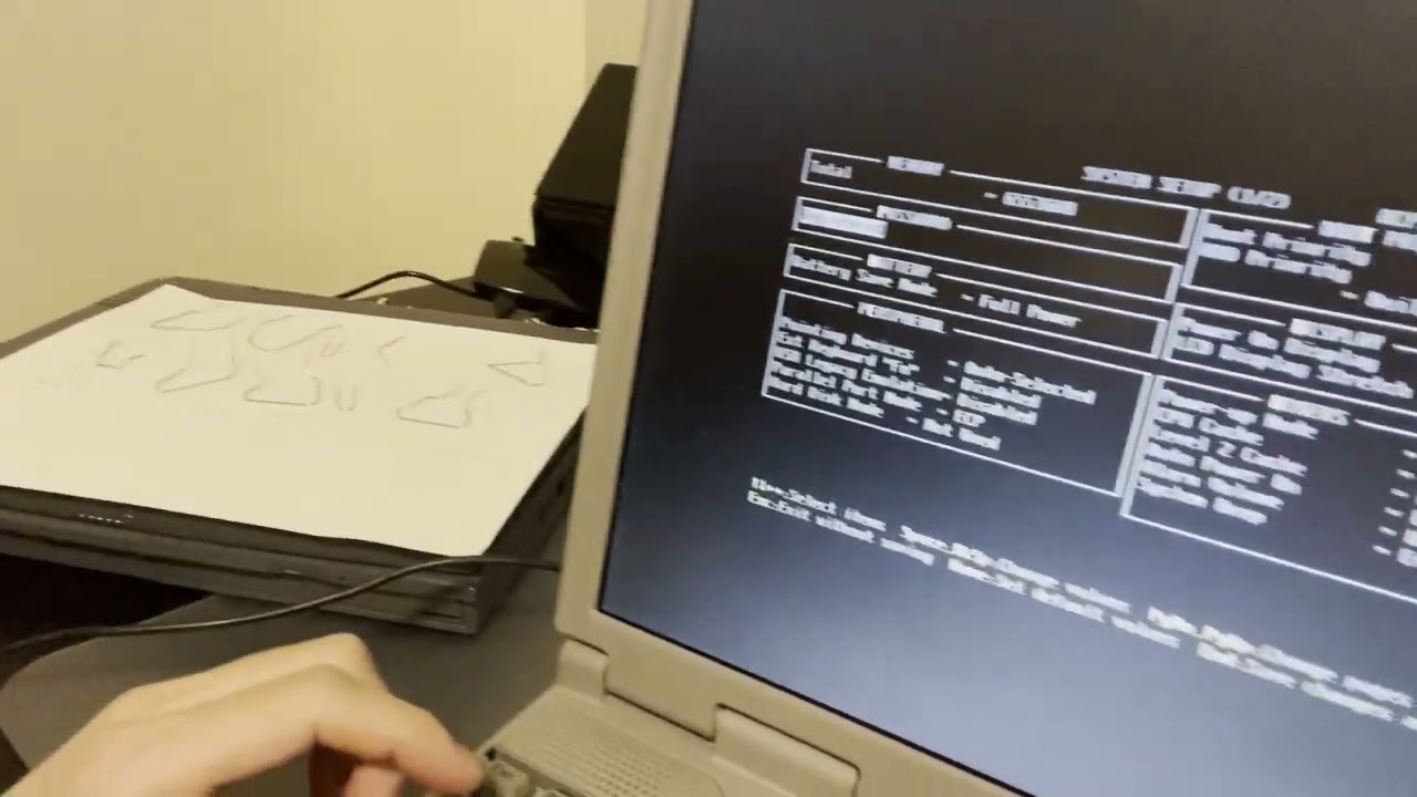 490xcdt Toshiba Bios password bypass reset - vintage toshiba