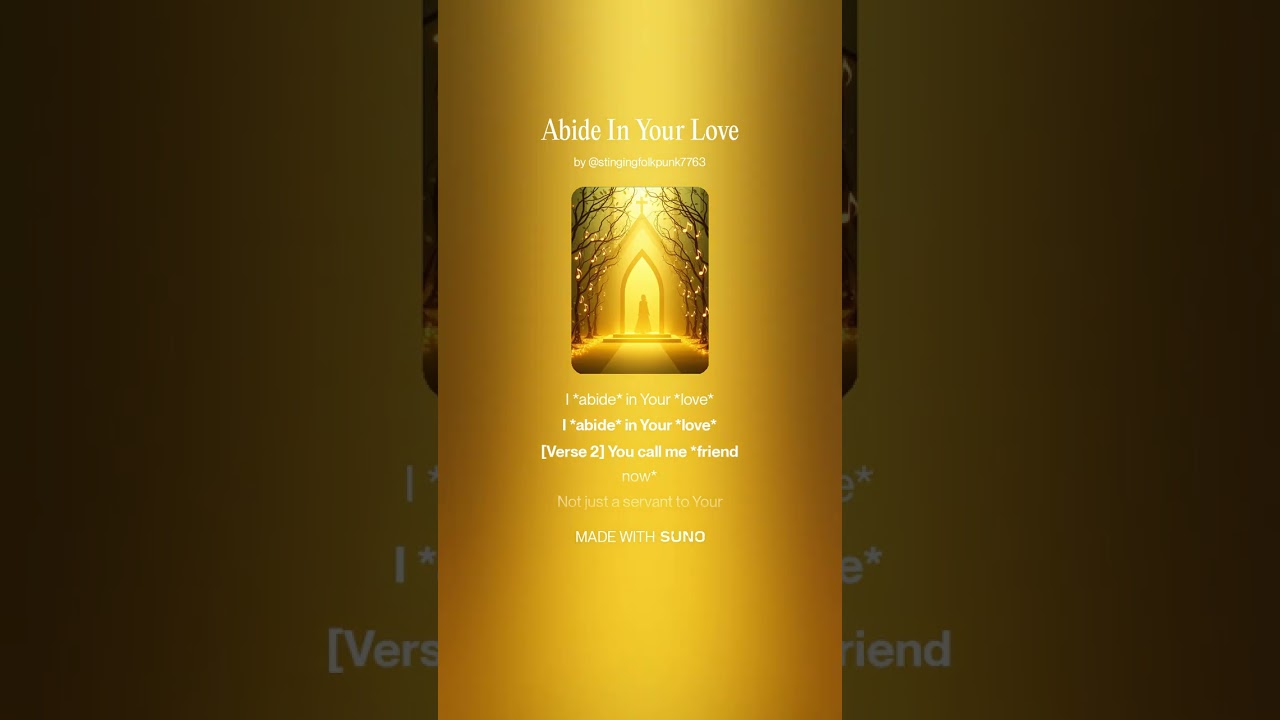 Abide In Your Love