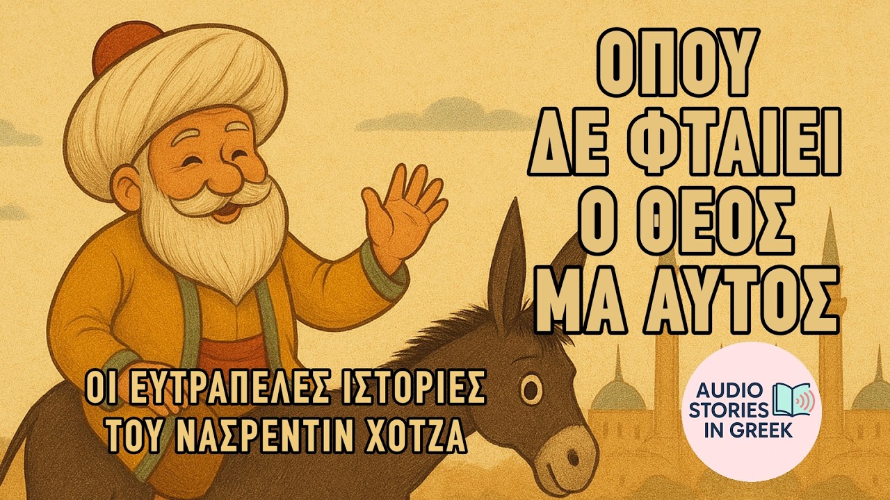 ΟΠΟΥ ΔΕ ΦΤΑΙΕΙ Ο ΘΕΟΣ, ΜΑ, ΑΥΤΟΣ -  Αφήγηση ιστορίας (Οι Ευτράπελες Ιστορίες του Νασρεντίν Χότζα)