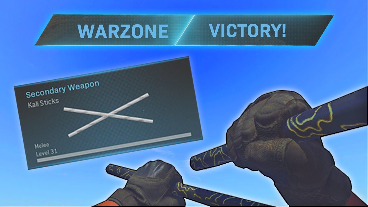 KALI STICKS are UNSTOPPABLE (Modern Warfare Warzone)