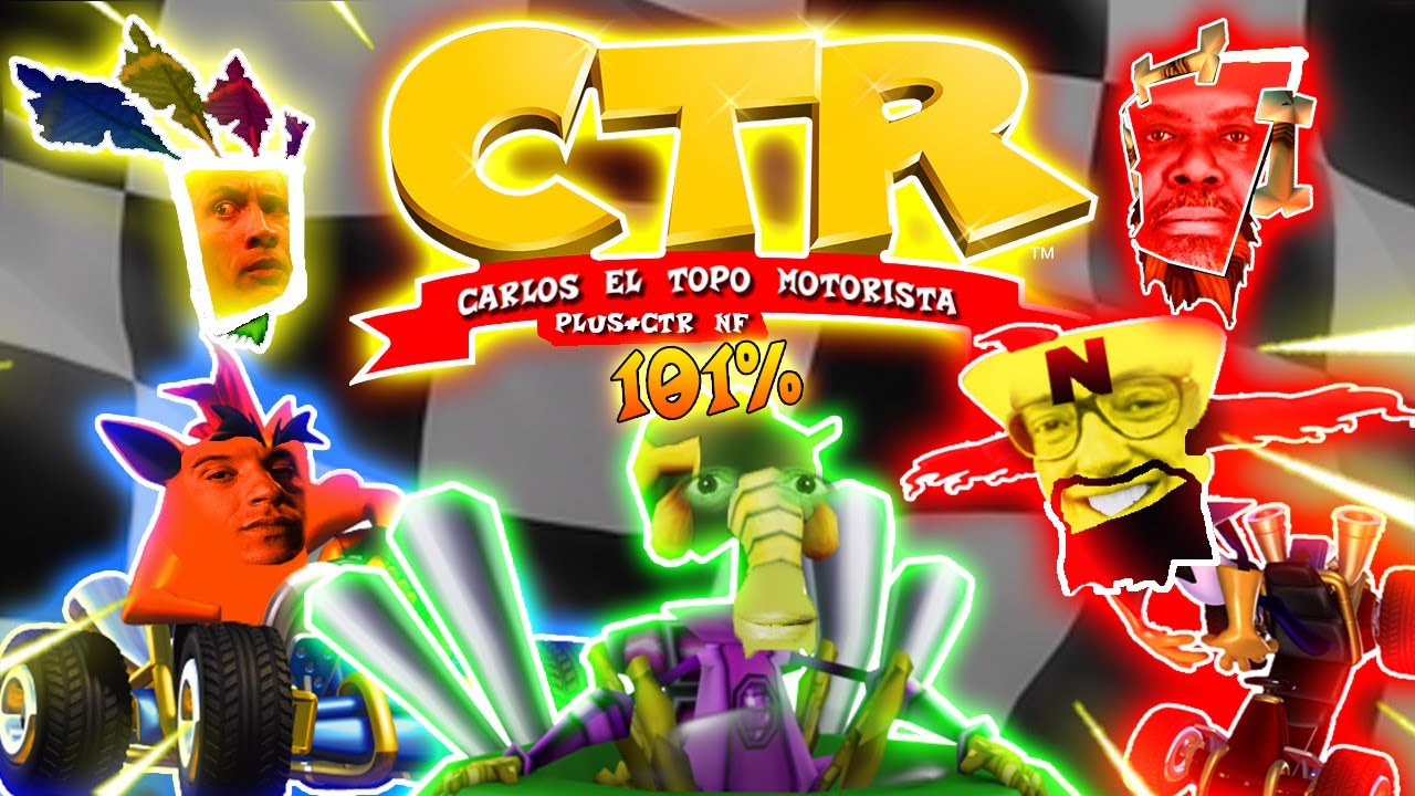 CRASH TEAM RACING (101%) - CORRENDO PRA VENCER!