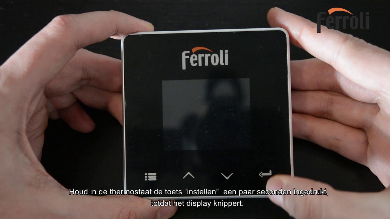 Ferroli CONNECT, De betaalbare, draadloze kamerthermostaat te bedienen via WIFI of APP.