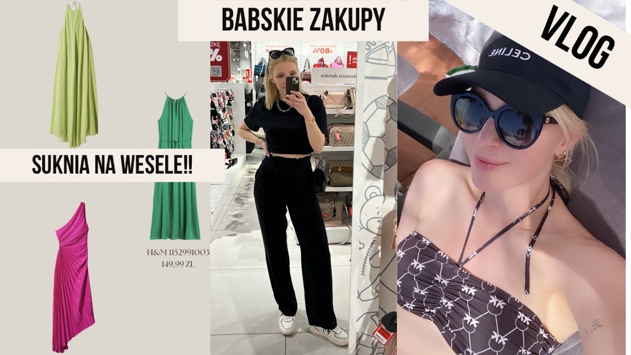 SUKNIA NA WESELE - BABSKIE ZAKUPY - przygotowania do wyjazdu - VLOG