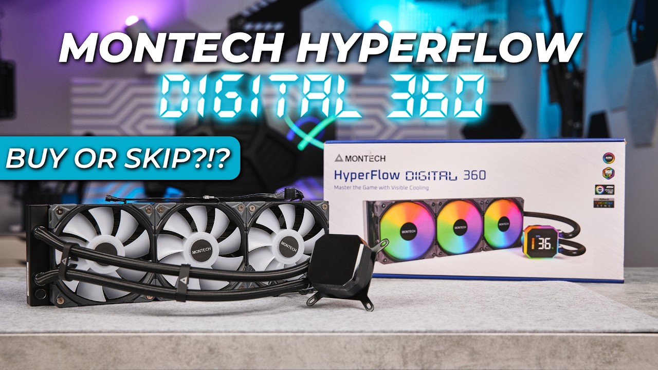 Best Budget 360mm AIO? | Montech Hyperflow Digital 360
