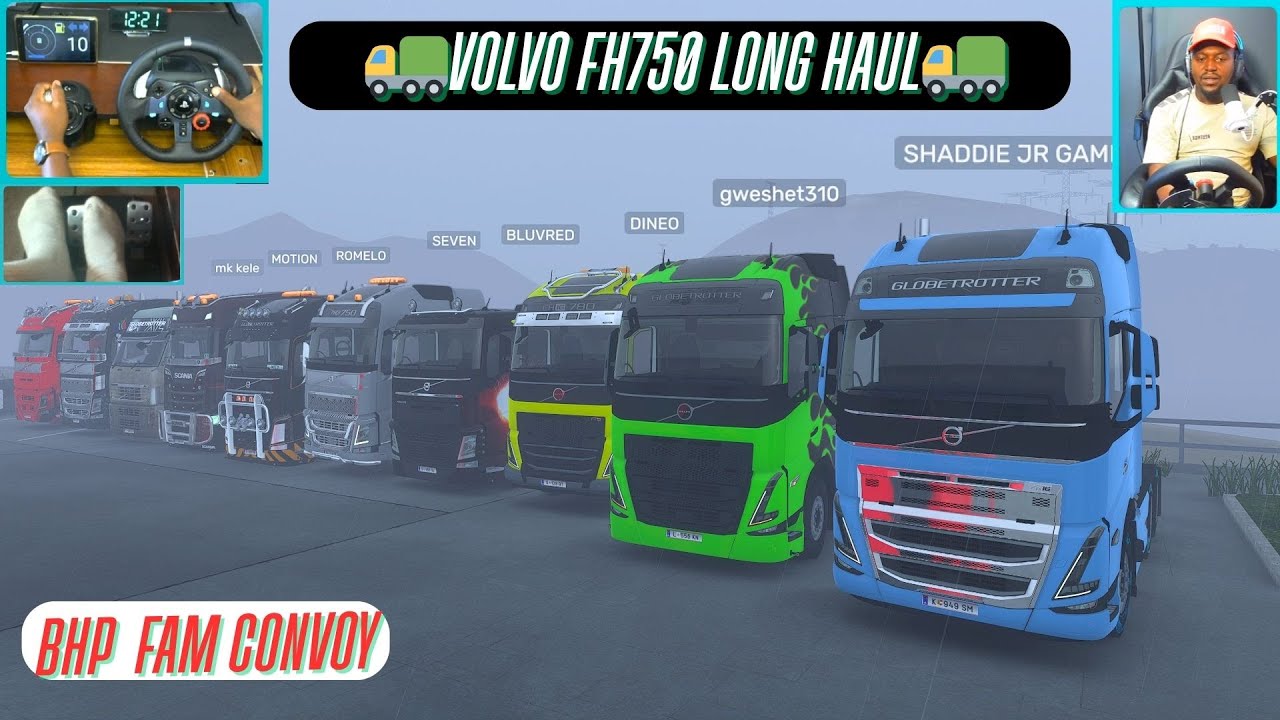 Volvo FH 750 Delivers Used Plastics from Plomin to Aikhalin | ETS2 North Africa Convoy with Logitech