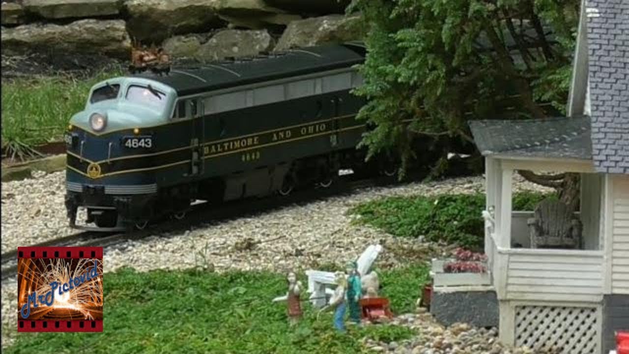 Large Scale Model Trains Shelby & Sparta G Gauge Garden Railroad 09/08/19