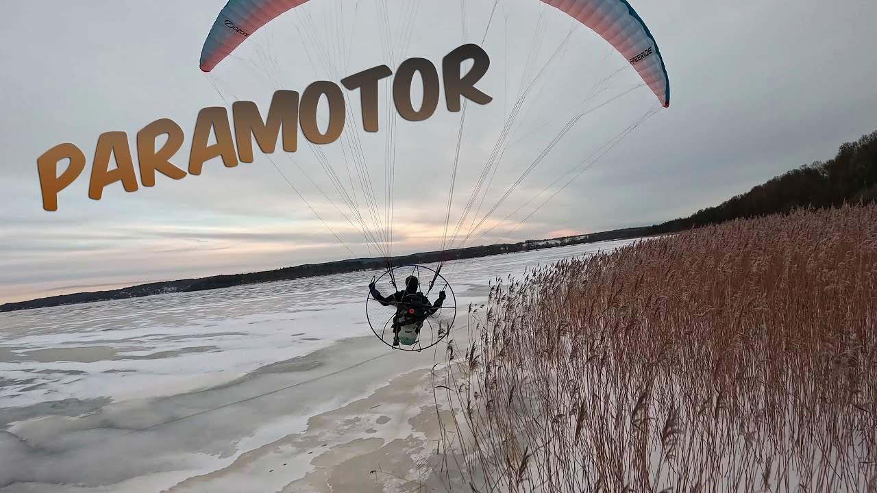 Paramotor on Ice