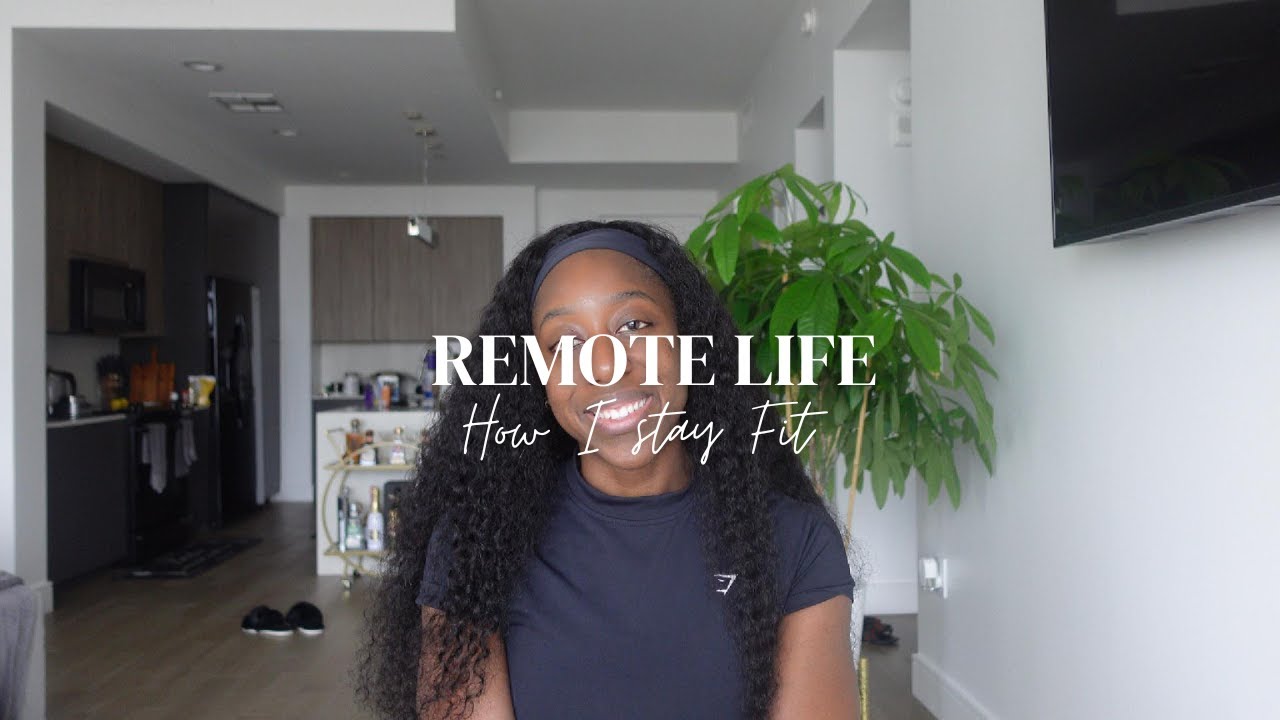 How I Stay Fit While Working Remote | My Workout Schedule + Split