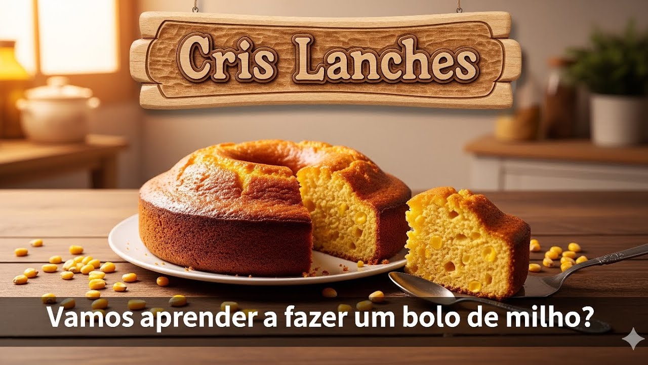 Vamos aprender a fazer um bolinho de milho 🌽? 