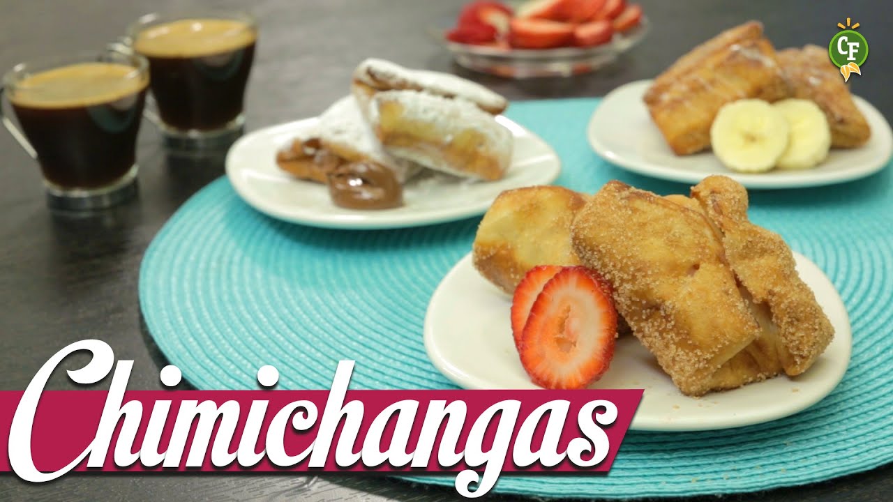 ¿Cómo preparar Chimichangas de Fresa, Crema de Avellanas y Plátano? - Cocina Fresca
