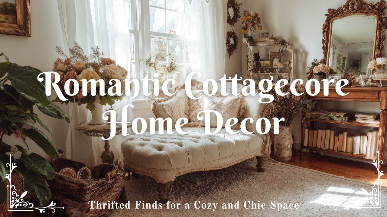 Romantic Cottagecore Home Decor: Thrifted Finds for a Cozy and Chic Space