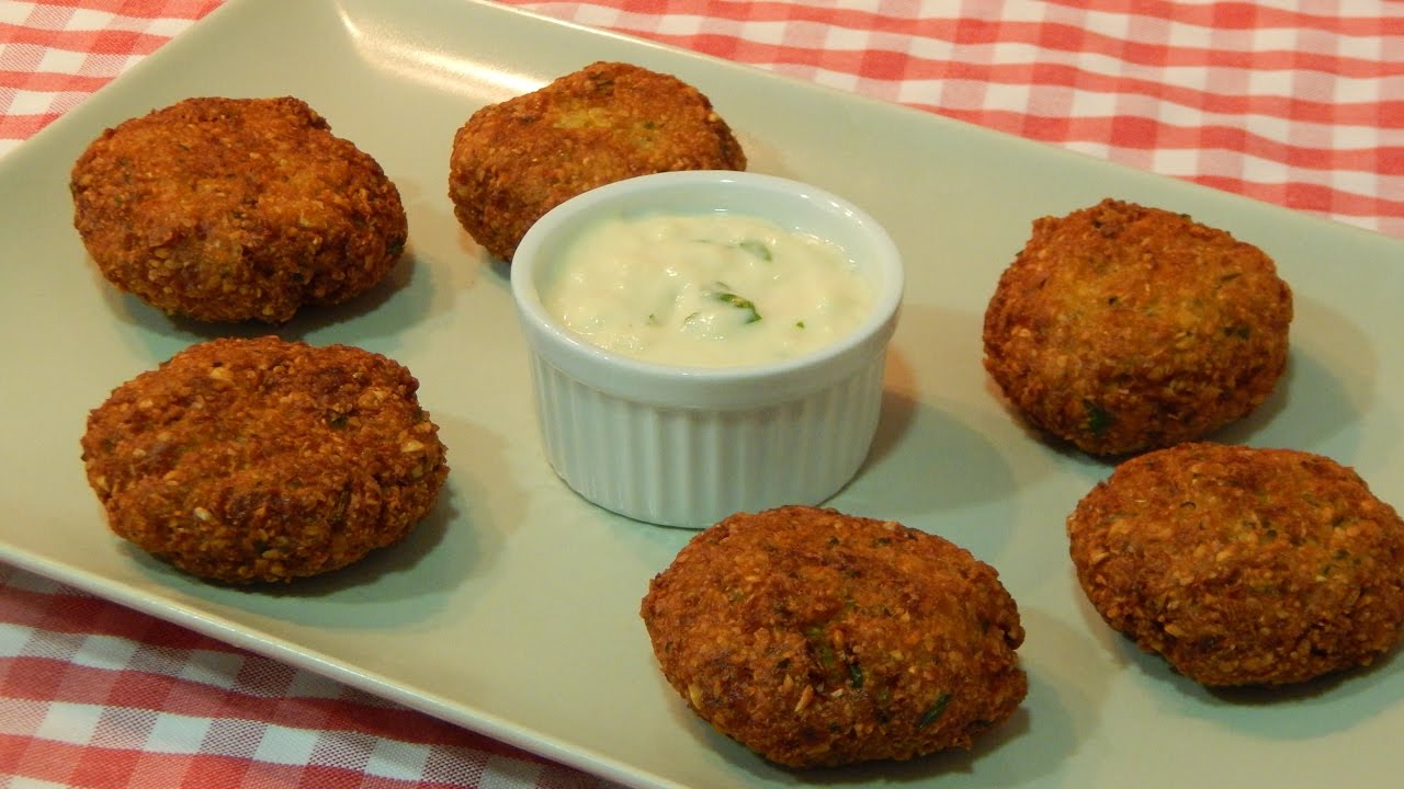 Receta fácil de croquetas de garbanzo (falafel)
