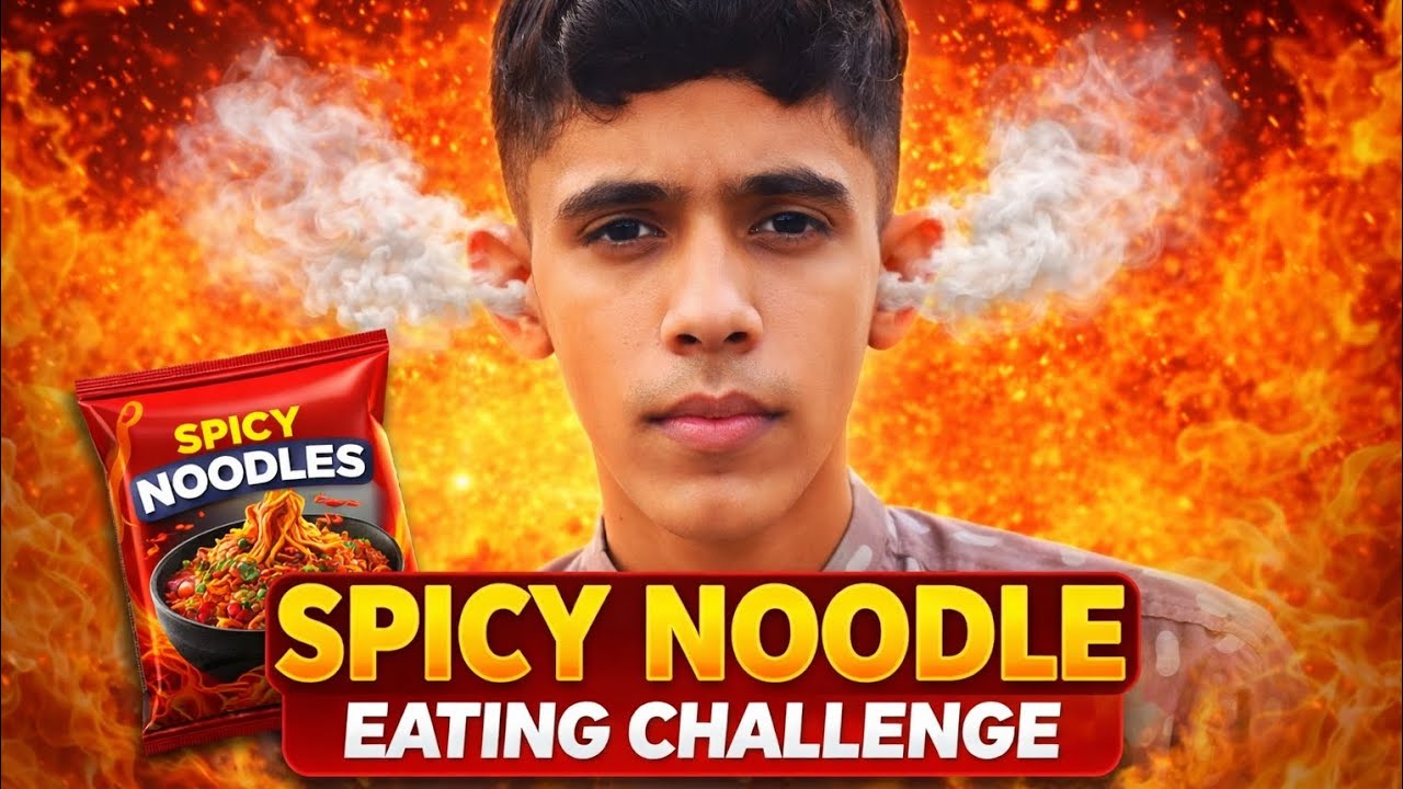 Spicy Noodle Eating Challenge 20 like complete part 2🥰🤤🥵