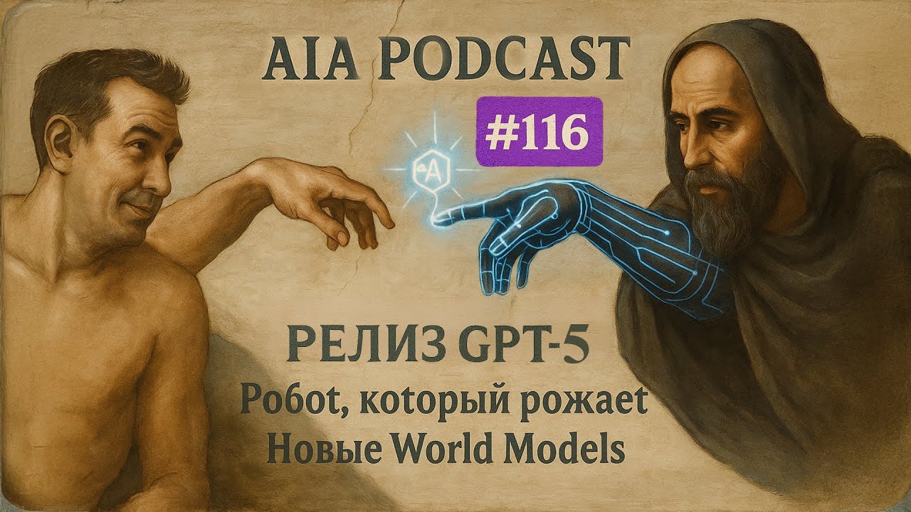 Релиз GPT-5, новые World Models, робот вынашивает ребенка и похороны Claude / AIA Podcast #116