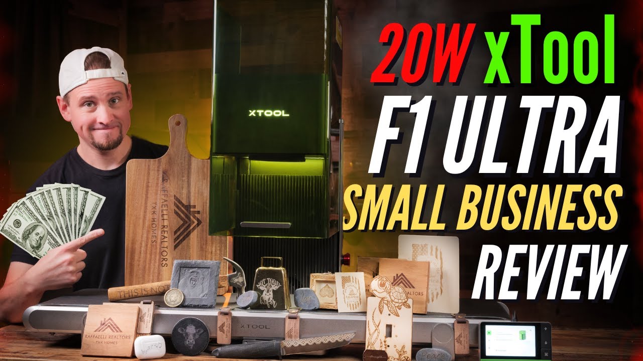 xTool F1 ULTRA Fiber Laser -The 20W Destroyer for Small Business - Ultimate Review