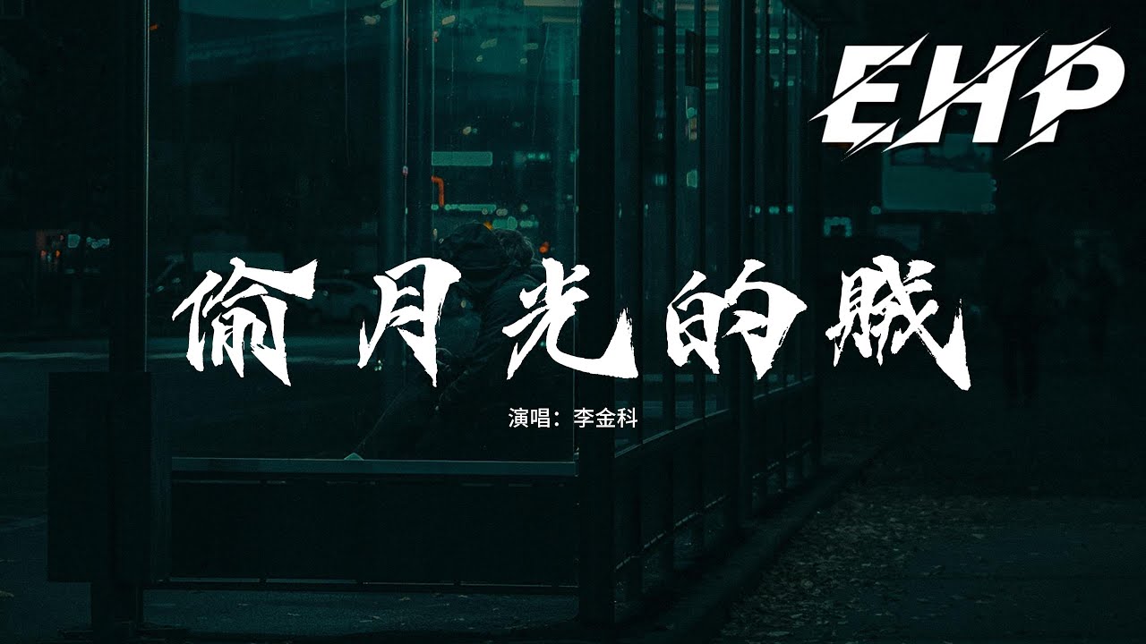 李金科 - 偷月光的賊『明明你很愛他 不肯放，偏偏你是月光 我珍藏，偷走你的過往 當過你的片段，愛了一場 卻不敢張揚。』【動態歌詞MV】