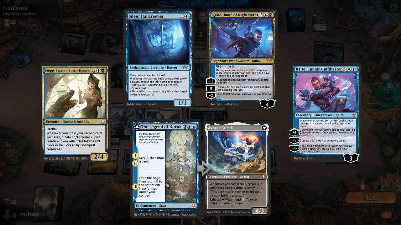 Midrange Angels vs. Spirits & Ninjas - MTG Gameplay