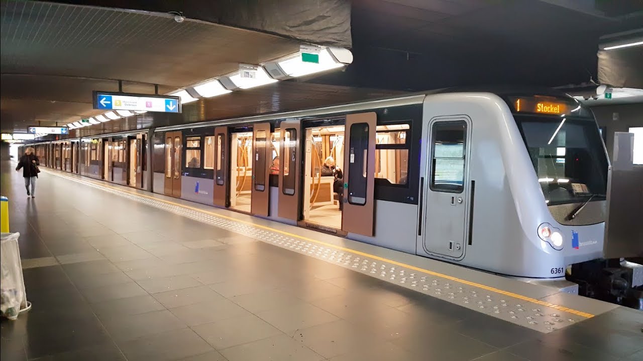 Brussels Metro premetro and tram STIB MIVB Bruxelles