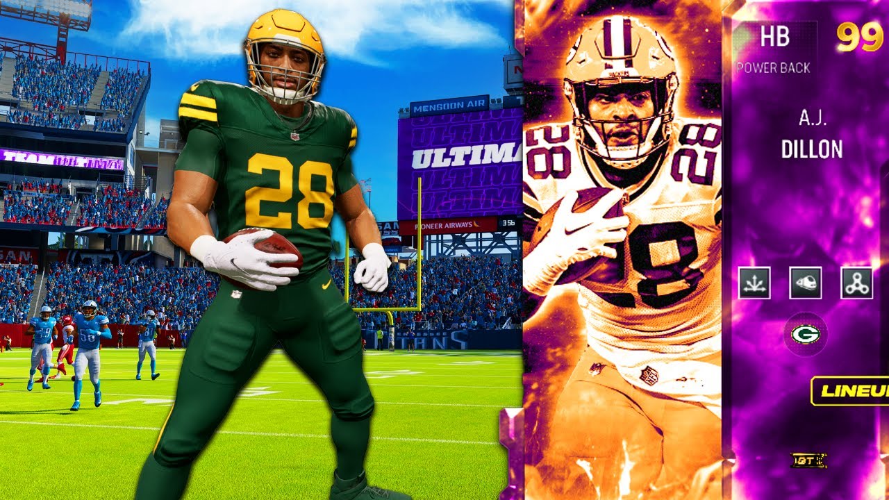 Golden Ticket AJ Dillon is UNSTOPPABLE in Madden 24!