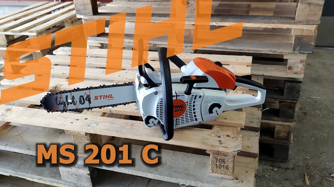 Stihl MS 201 C - Unpacking and Test
