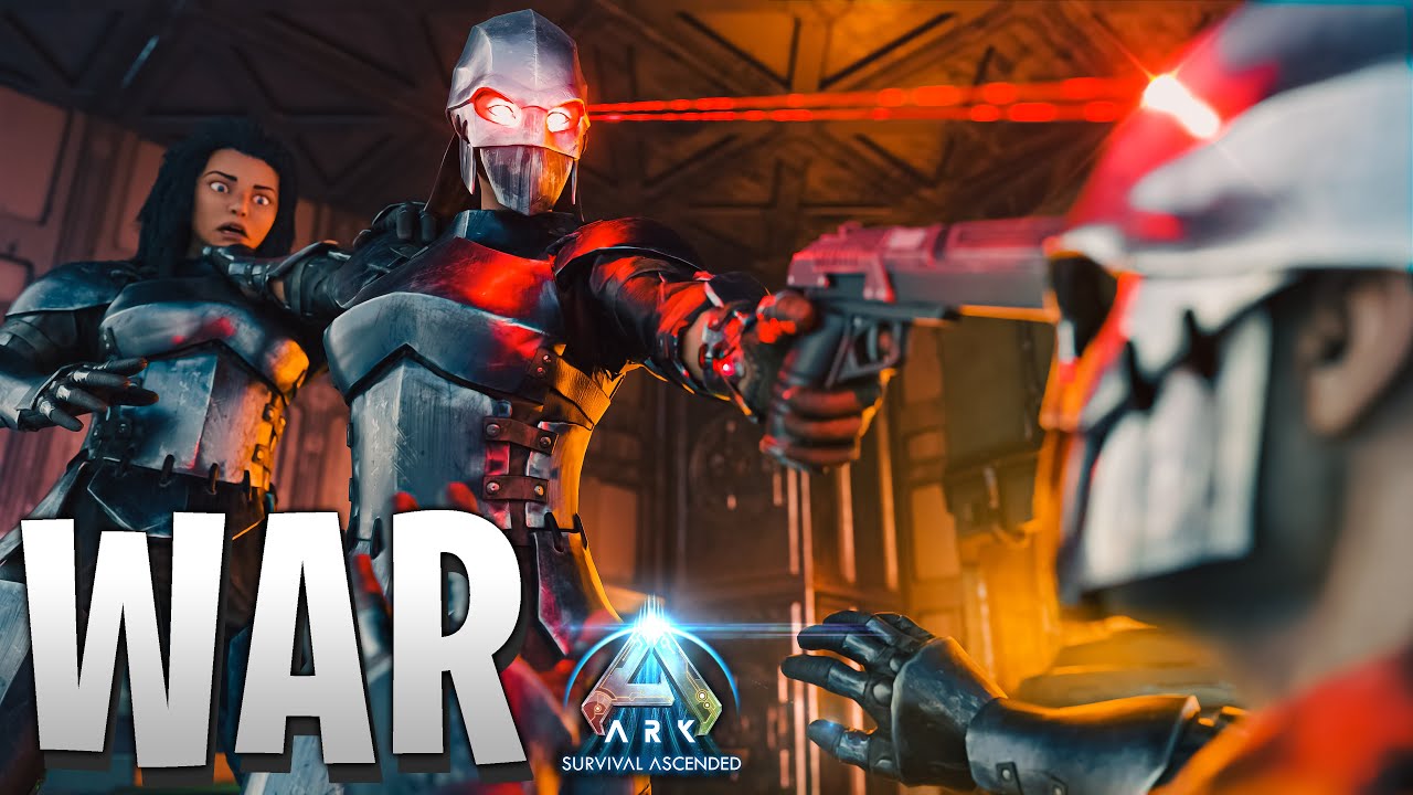 How We Started a WAR With The BIGGEST Cheating Tribe On Ark Survival Ascended!