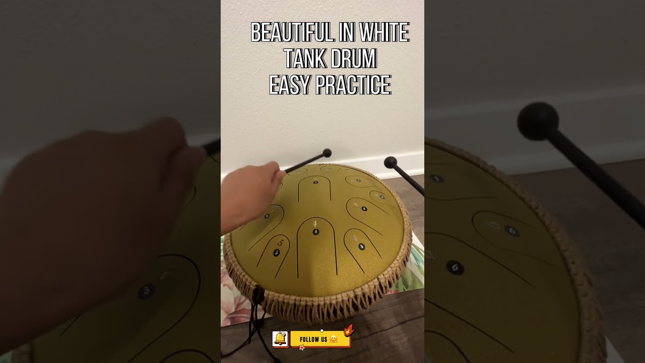 My Heart Will Go On - Tank Drum Easy Practice #myheartwillgoon #tankdrum #tonguedrum #easypractice