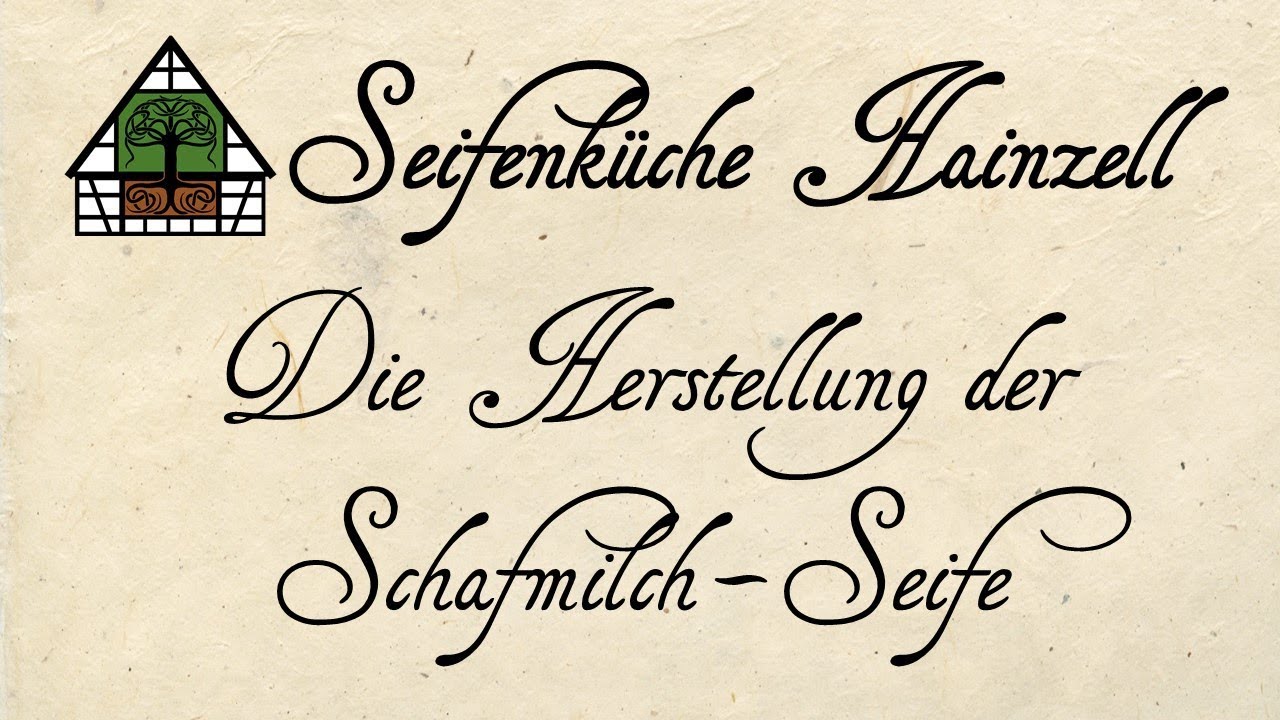 Die Herstellung der Schafmilch Seife