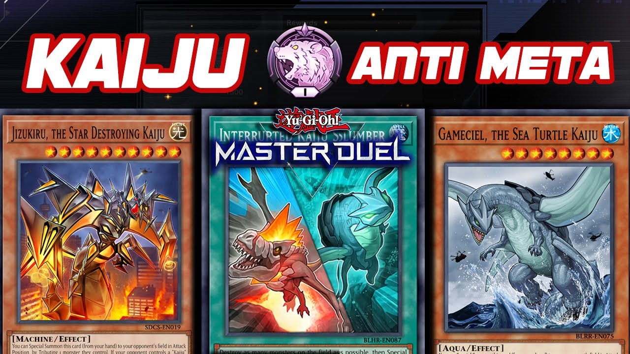 Master Duel: Best Kaiju Anti Meta Deck For Competitive Yu-gi-oh Master Duel