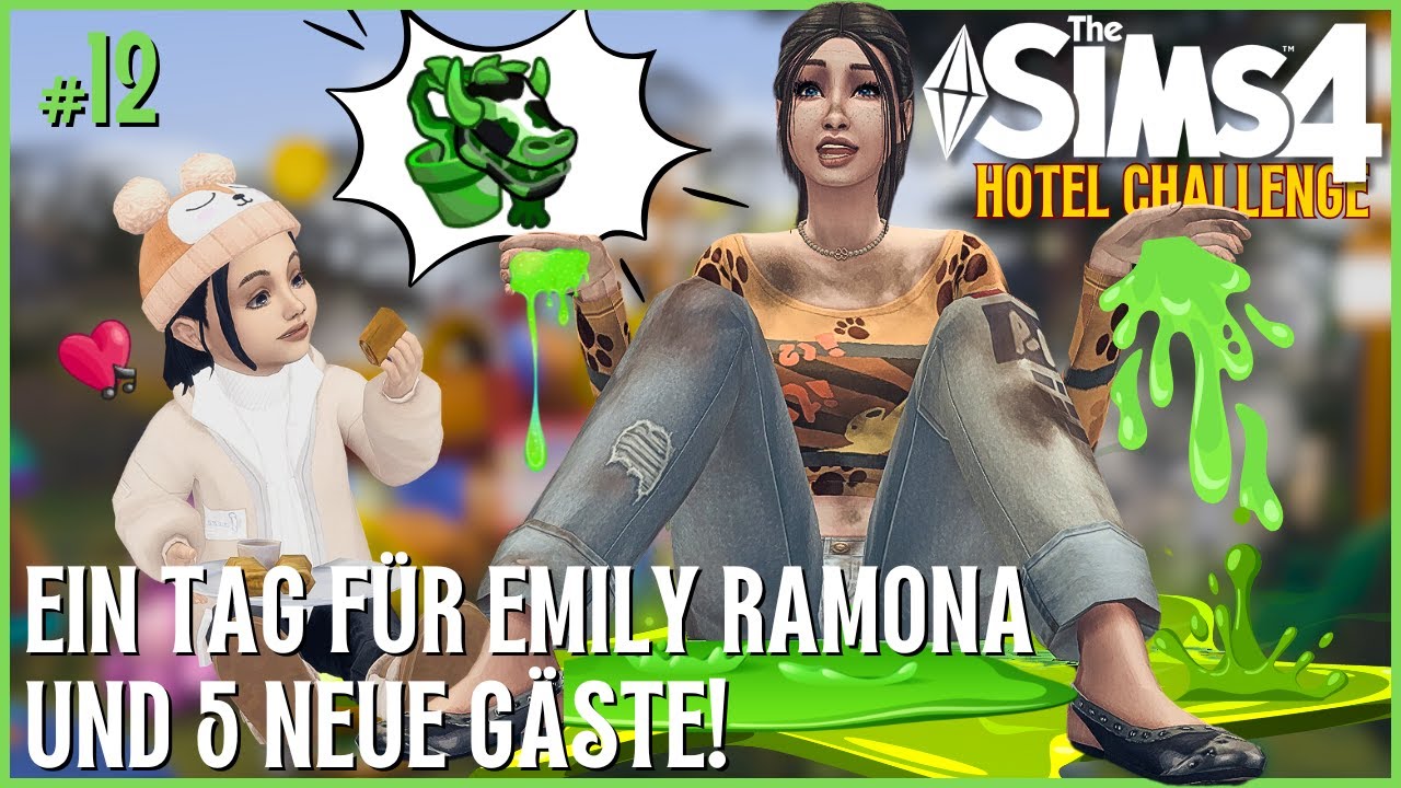 Ein Tag für Emily & 5 neue Gäste! CHAOS PUR |Hotel Challenge| Sims4 | #012   #challenge #sims4