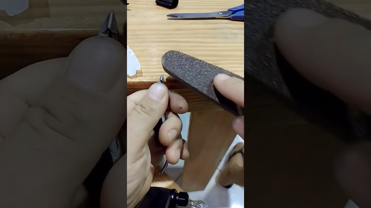 como amolar o alicate de unha em um minuto 💅